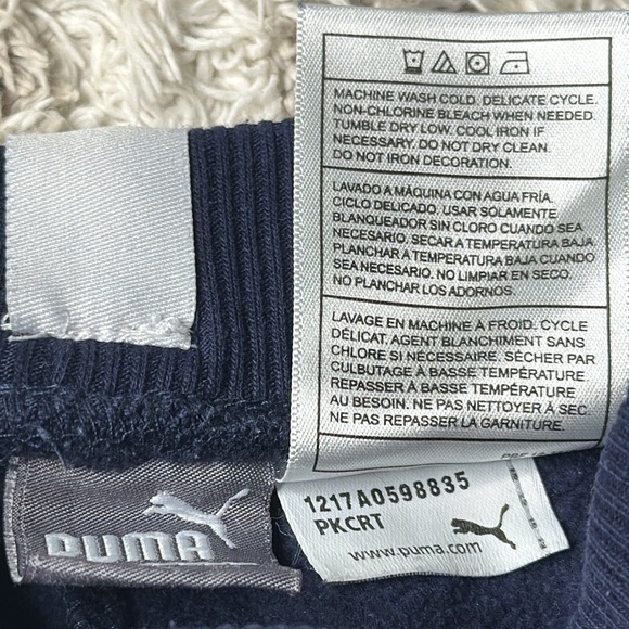2T boy Puma sweat suit navy blue matching - Picture 10 of 12